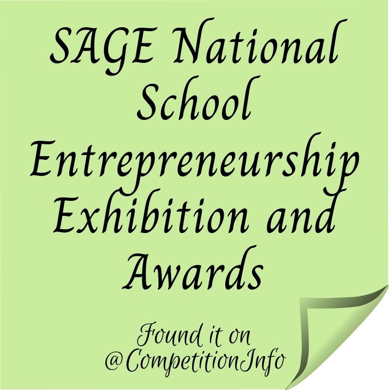 SAGE National School Entrepreneurship Exhibition and Awards